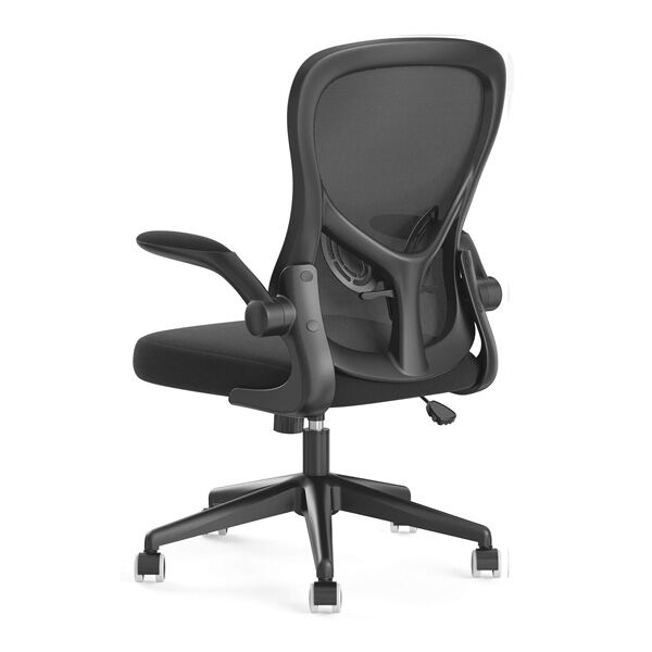 Кресло компьютерное HBADA ergonomic double-waisted waist computer chair HDNY163WM (Black) - 2