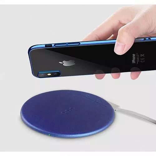 Беспроводное зарядное устройство VH Qi Wireless Charger 10W (Blue/Голубой) - 4
