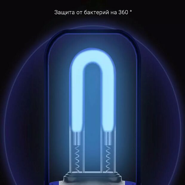 Лампа-стерилизатор Xiaoda Sterilization Lamp (Black/Черный) - 5