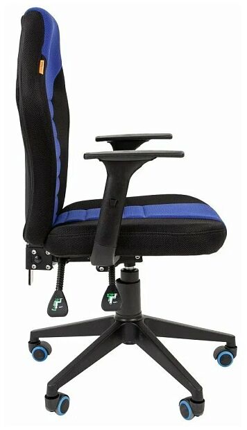 Игровое кресло Chairman game 8 чёрное/синее RU - 2