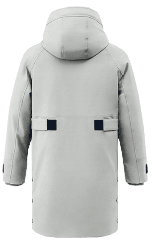 Куртка 90 Points Trendy Casual Hooded Down Jacket (White/Белый) - 2