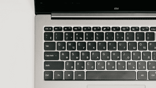 Внешний вид клавиатуры Notebook Air 13.3 Fingerprint
